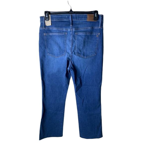 Madewell Jeans Womens 31 Cali Demi Boot Button Fly Mid Wash Streetwear Denim NWT - Picture 2 of 11